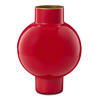 VASE Metal small red 18x24 cm - Rot, Metall (24cm) - Pip Studio