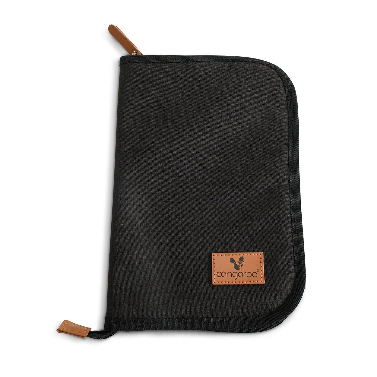 WICKELTASCHE Dokumententasche Liam schwarz Polyester, Reißverschluss, griff, leicht zu reinigen, für unterwegs - Schwarz, Textil (19/28/1cm) - Cangaroo