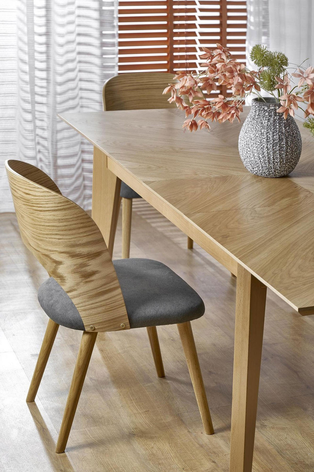 ESSTISCH Edmondo Eiche Natur 160-240 / 90 / 75cm - Eichefarben, Holz (90/240/75cm) - Feldmann-Wohnen