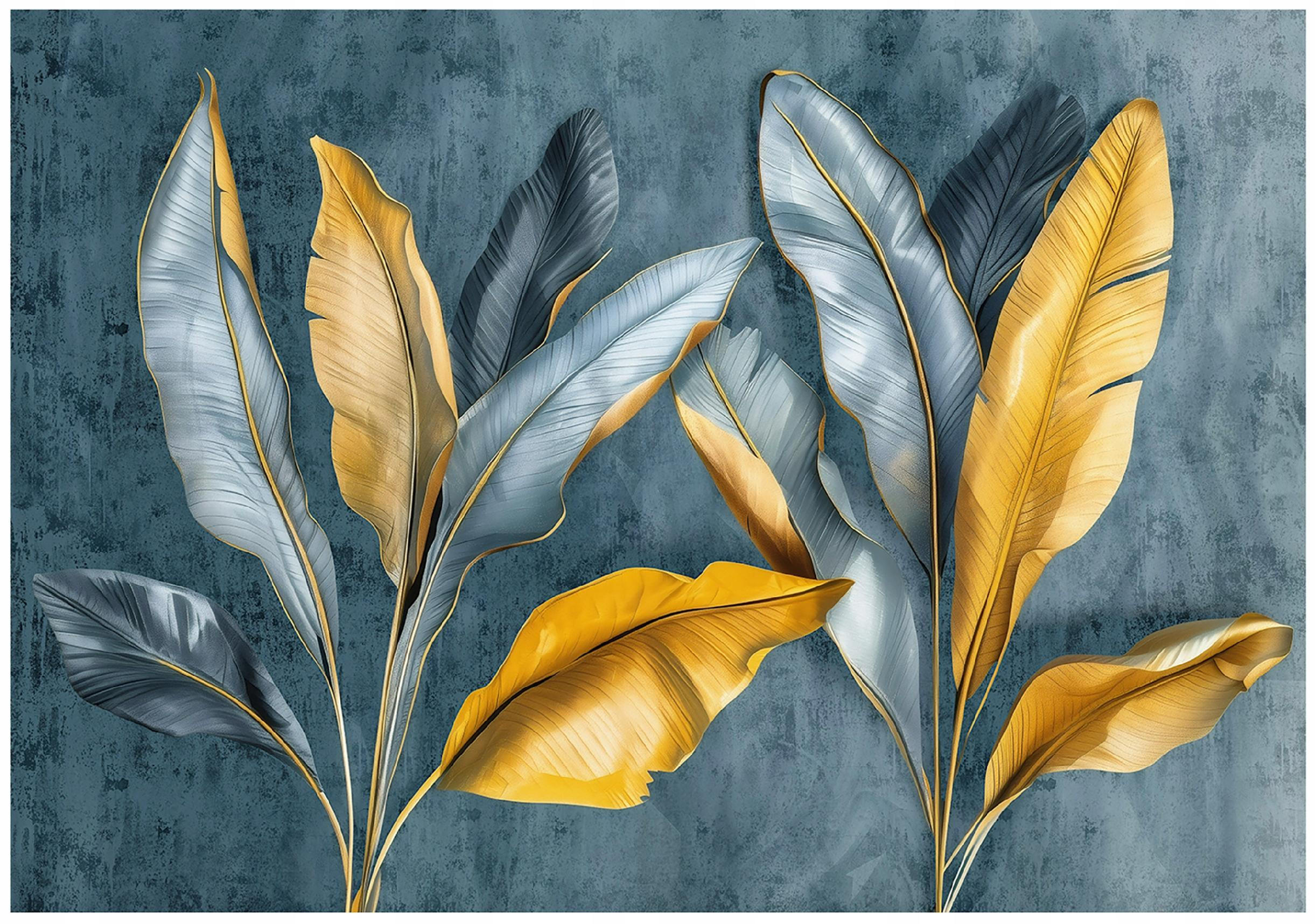FOTOTAPETE Blätter Natur Vlies Tapete Wohnzimmer Schlafzimmer 250x175 - Multicolor, Papier (250/175cm) - Wallarena