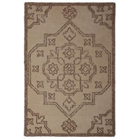 WOLLTEPPICH TINGIR, abstrakt, Natur, 140 x 200 cm - Beige, Textil (140/200cm) - KADIMA DESIGN