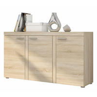 SIDEBOARD OKTAWIA 3F - Sonoma Eiche, Holzwerkstoff (149/82/40cm) - Meblini