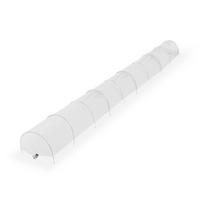 FOLIENTUNNEL - Transparent, Kunststoff/Metall (40/47/700cm) - Relaxdays