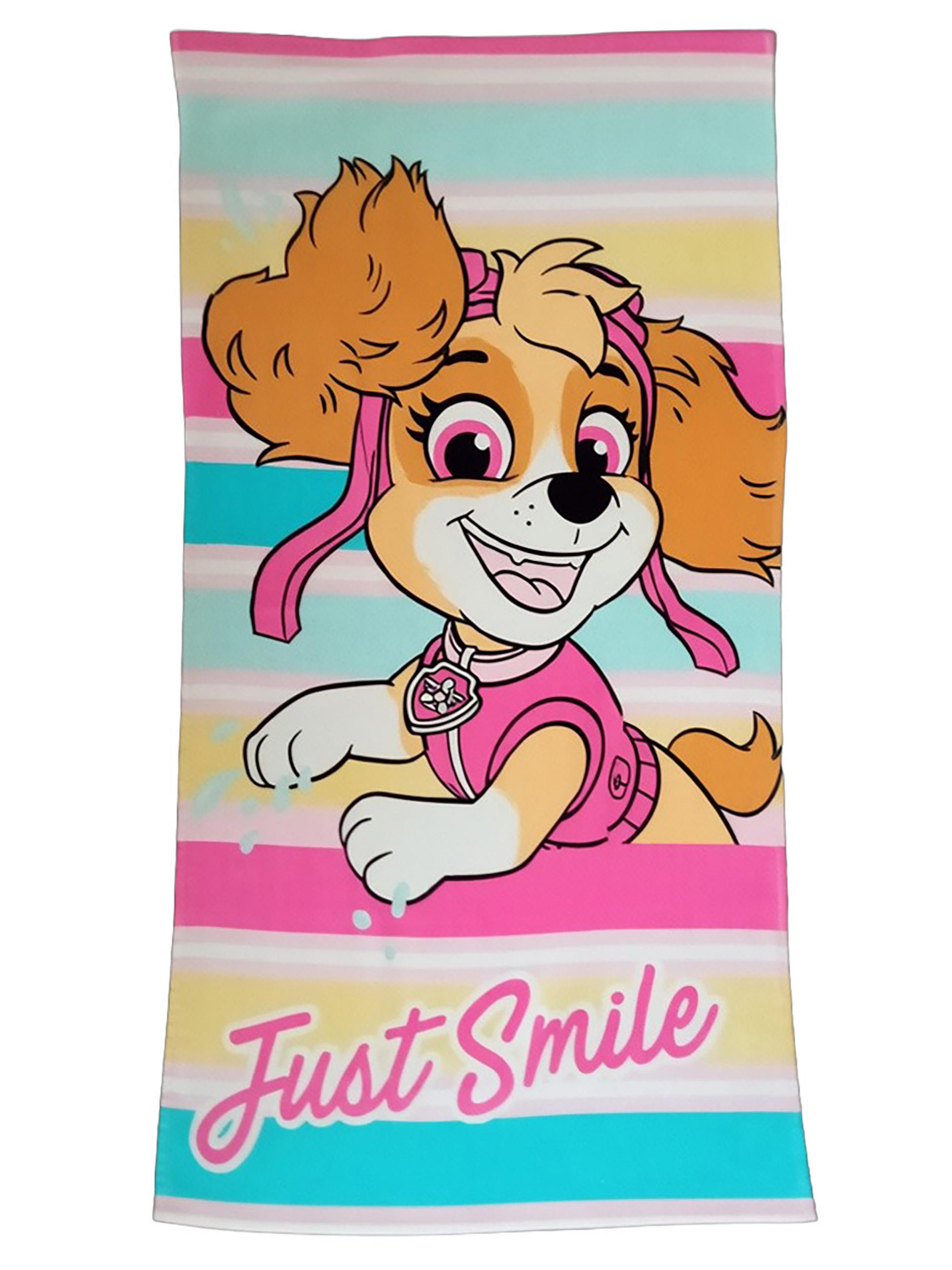 STRANDTUCH Paw Patrol Skye Just Smile Mehrfarbig 120 x 60 cm - Multicolor, Textil (120/60cm) - Paw Patrol