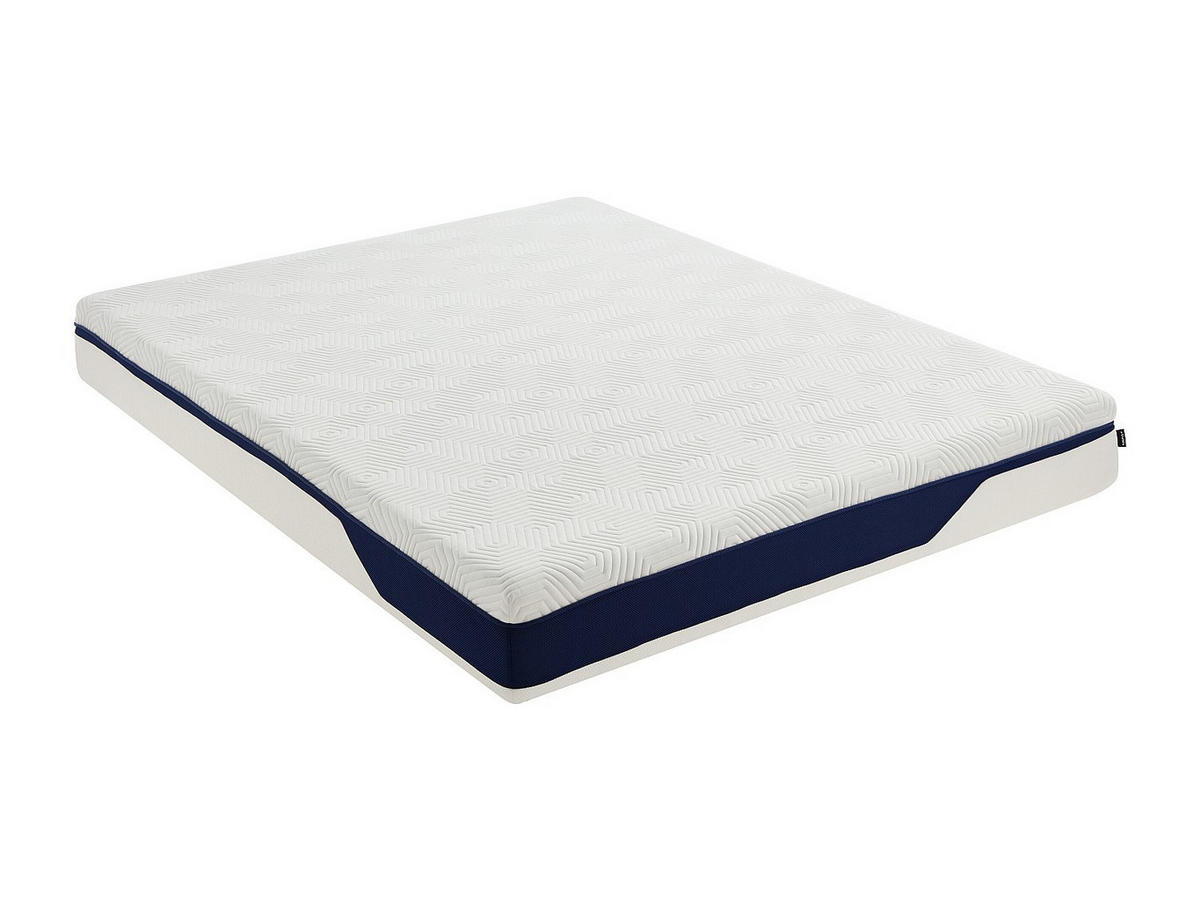 STANDARDMATRATZE - 2 Personen - stoff - weiß Fagani - Weiß, Textil (160/200cm) - Vente-Unique