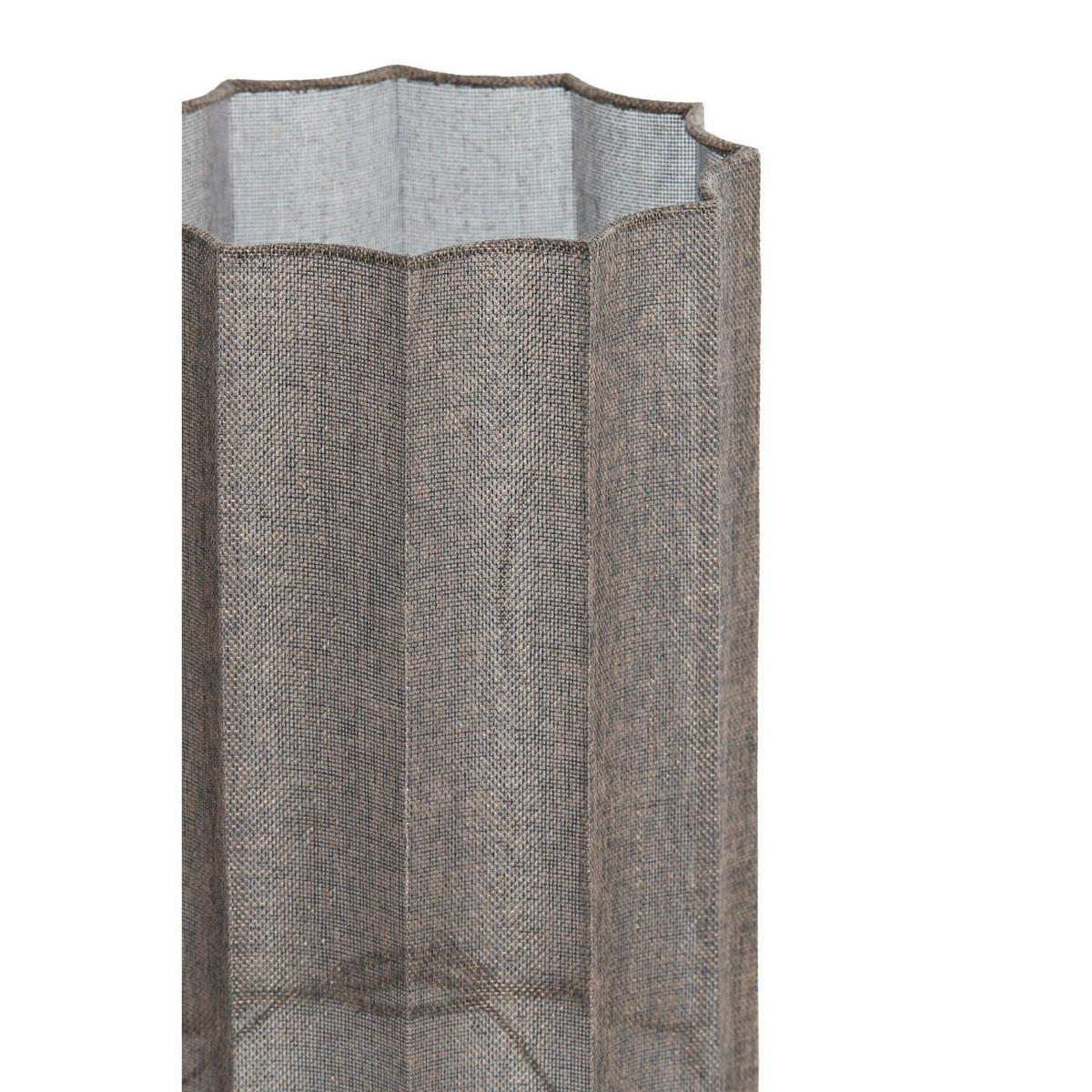 LAMPENSCHIRM Disli Braun 18/18/25 cm - Braun, Textil (18/18/25cm) - Light & Living