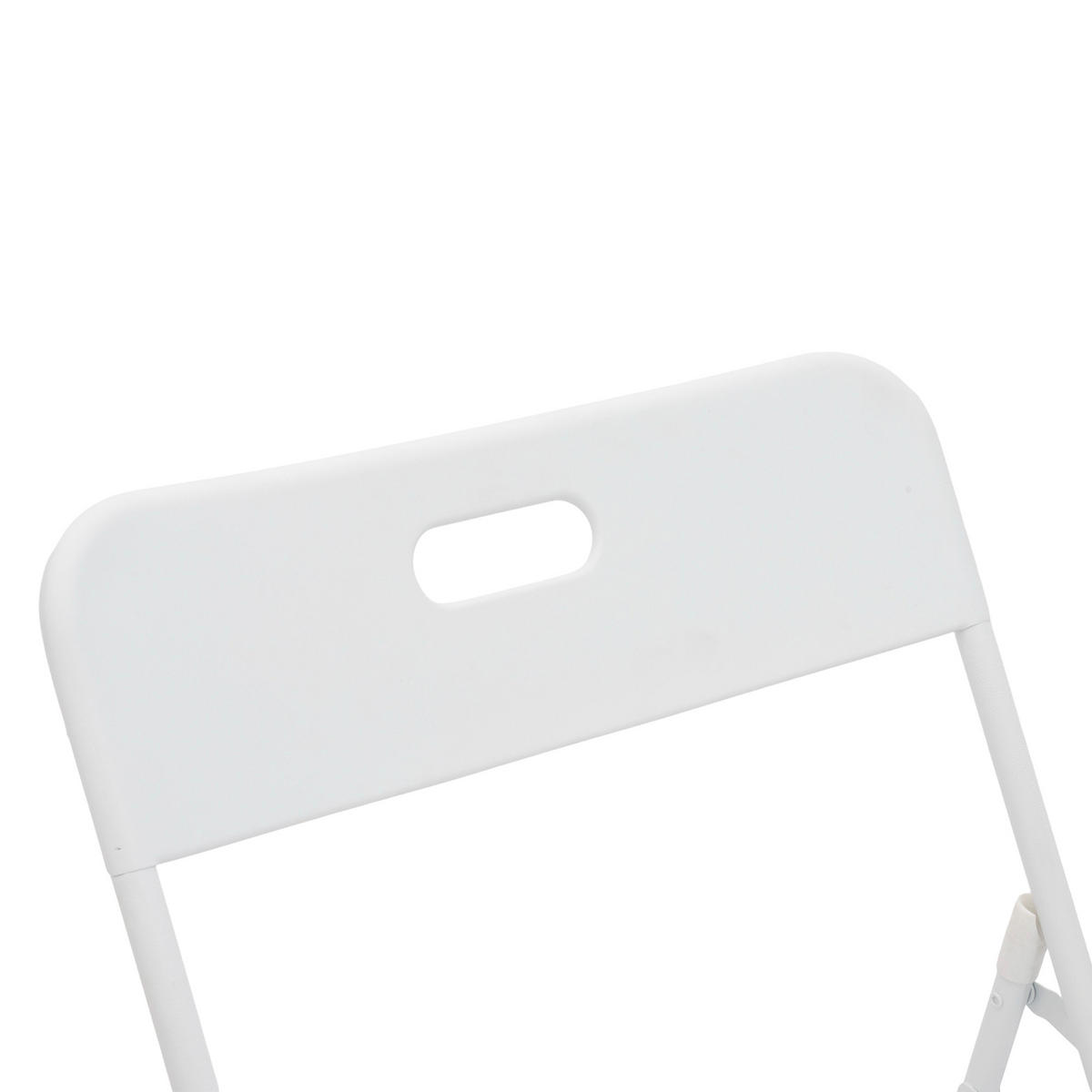 BISTROSET 3 teilig klappbar Metall weiß - Weiß, Metall - LEBENLANG