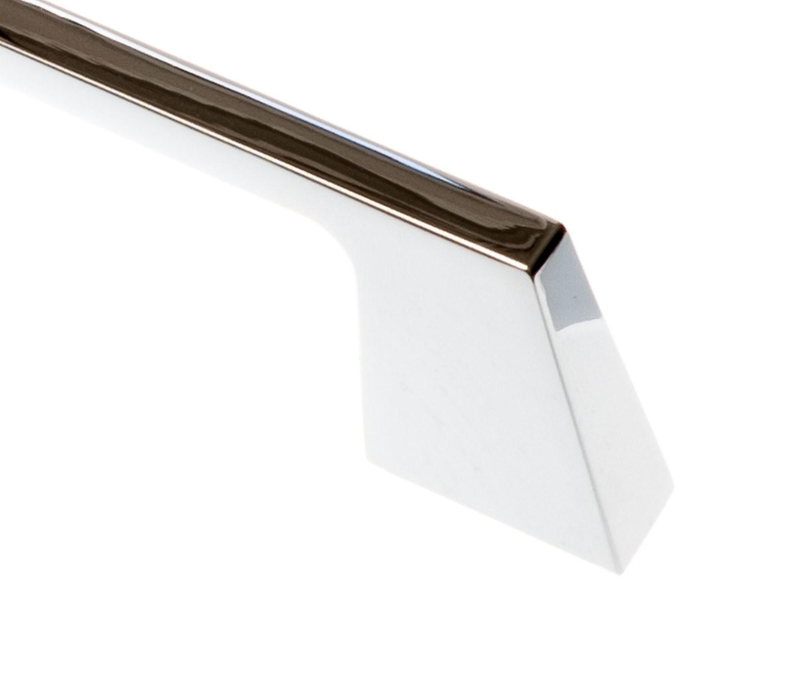 MÖBELGRIFF BA 192mm, Küchengriff Chrom glänzend, Türgriff Stilo - Naturfarben, Metall (0.8/3/21.8cm)
