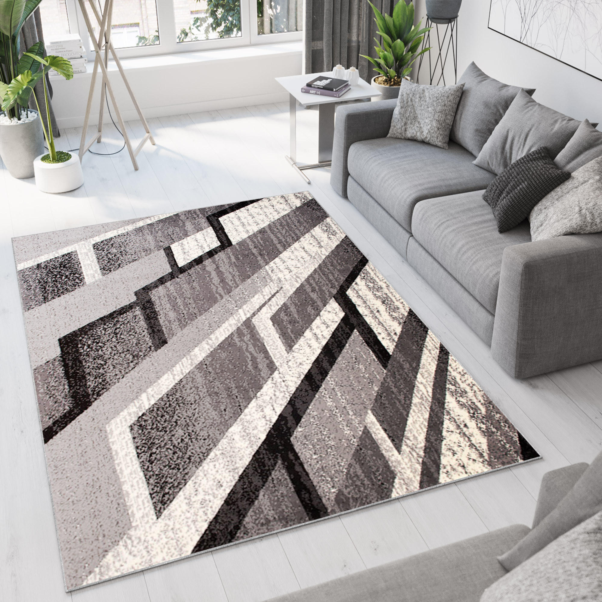 TEPPICH DREAM Dunkelgrau 160/210 cm - Dunkelgrau, Textil (160/210cm) - Tapiso