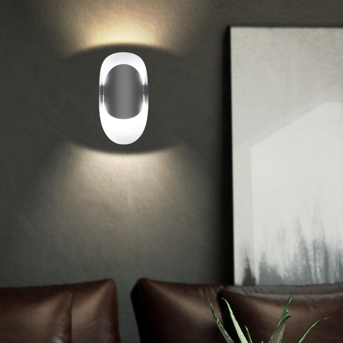 WANDELUCHE Stahl Weiß TEAR - Weiß, Metall (10/30/13cm)