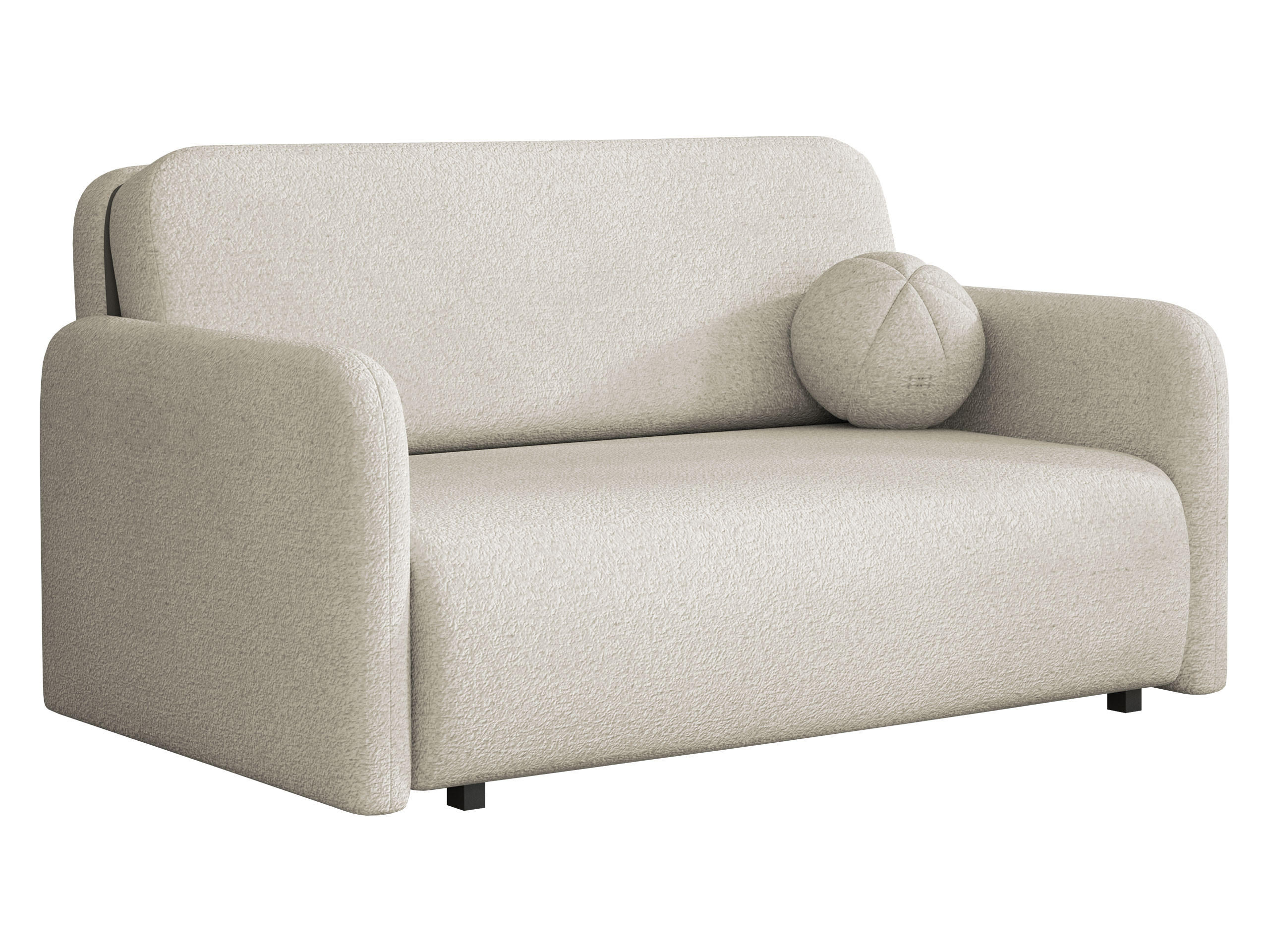 SCHLAFSOFA Viva Sun III - Beige/Schwarz, Holz/Textil (150/85/103cm) - MIRJAN24