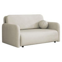 SCHLAFSOFA Viva Sun III - Beige/Schwarz, Holz/Textil (150/85/103cm) - MIRJAN24