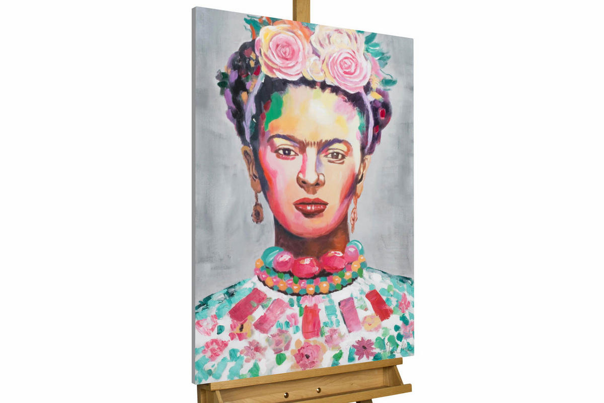 ACRYLBILD HANDGEMALT 60/90 cm - Multicolor, Holz/Textil (1.29/90cm) - KUNSTLOFT