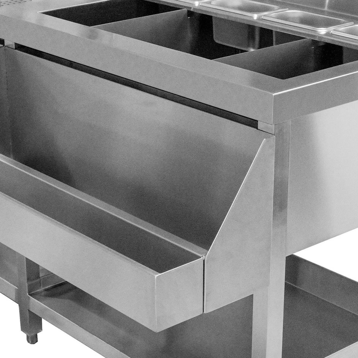 COCKTAIL BAR STATION - Alufarben, Metall (1/1/1cm) - Monstershop