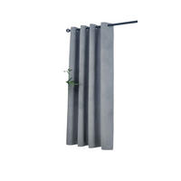 VORHANG MÜNCHEN DARK HxB 175x145 cm Grau - Grau, Textil (145/175/175cm) - Gardinenbox