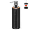 SEIFENSPENDER SEGNO 340 ml, schwarz - Schwarz, Kunststoff (6/20.5/6cm) - bremermann