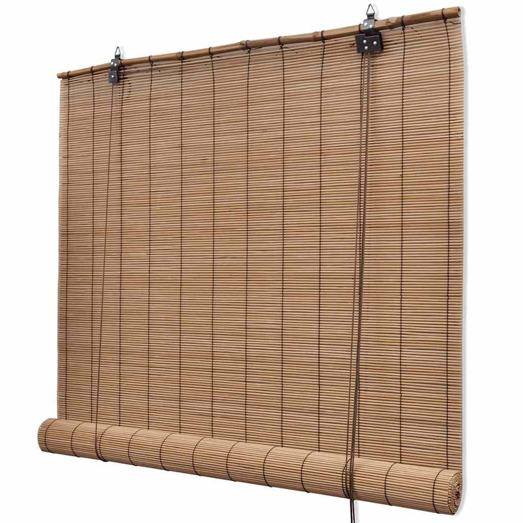 BAMBUSROLLO 80/160 cm Natur - Braun, Naturmaterialien/Holz (80/160cm) - vidaXL