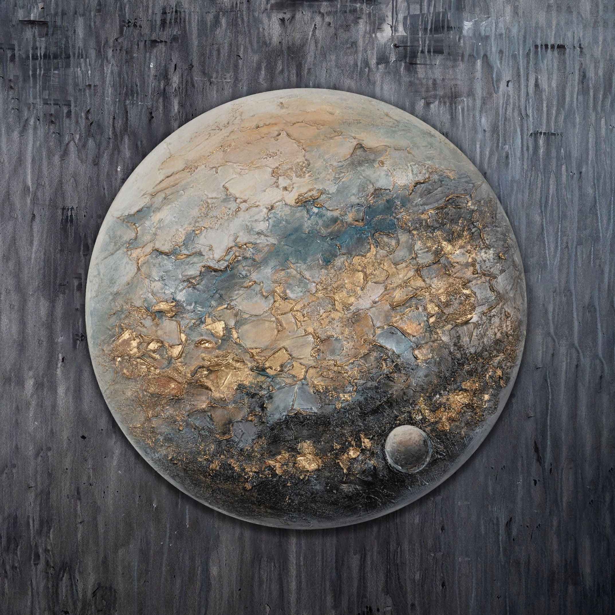 GEMÄLDE Orbis auf Keilrahmen 80 cm - Multicolor, Holz (80/80cm) - YS-art gallery