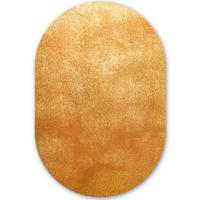 WANDBILD Eisen - Rost - Gold - Metall - Luxus 60x90 cm - Goldfarben, Kunststoff (60/90cm) - MuchoWow