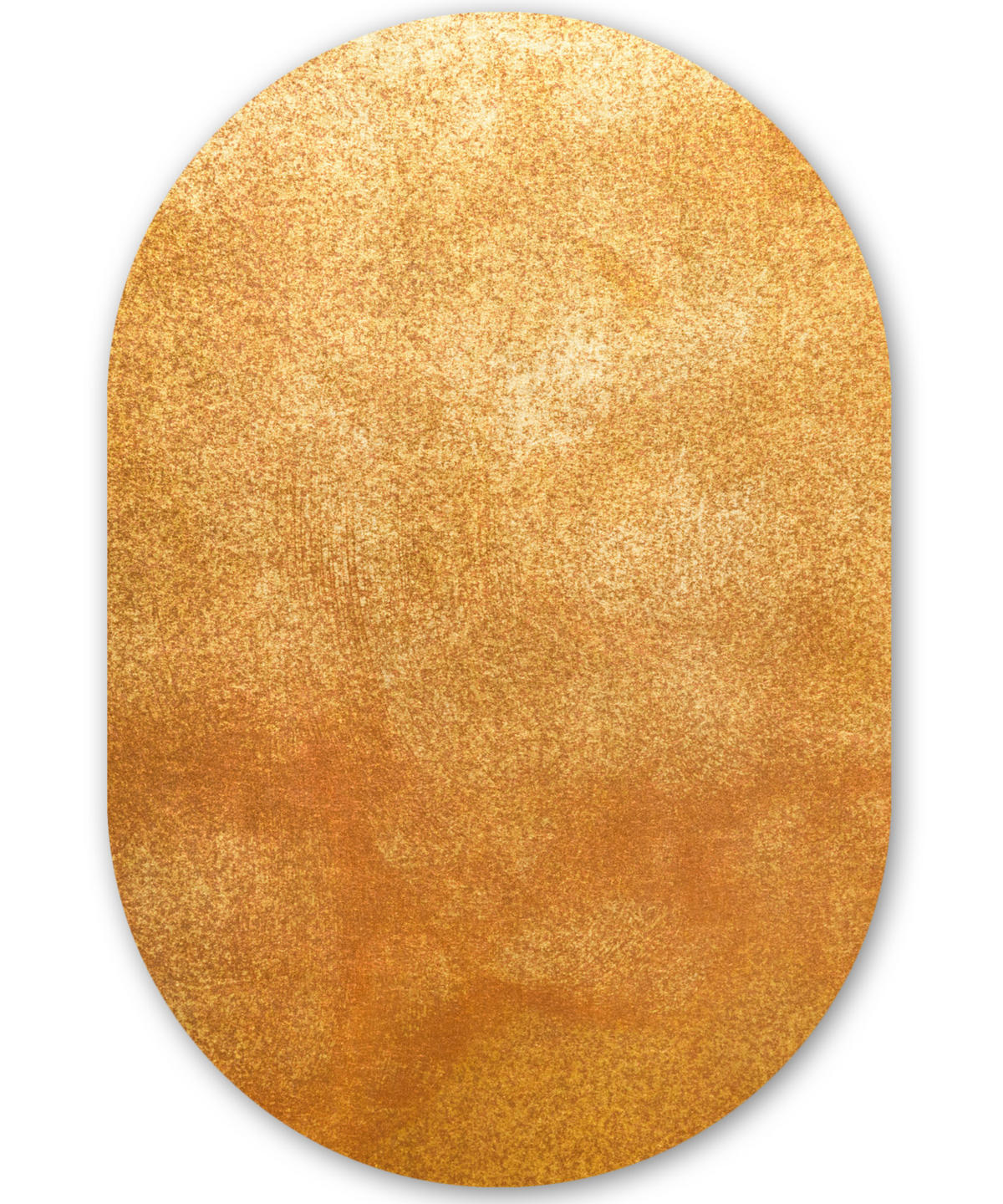 WANDBILD Eisen - Rost - Gold - Metall - Luxus 60x90 cm - Goldfarben, Kunststoff (60/90cm) - MuchoWow