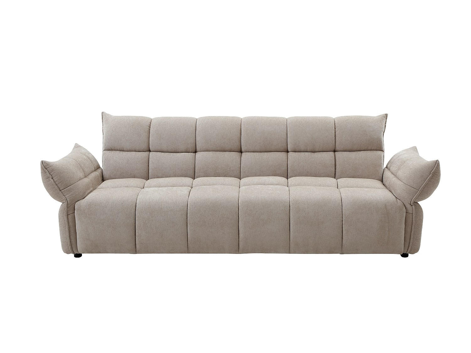 SCHLAFSOFA - 3 Personen - Stoff - Beige - - Beige, Textil (250/85/90cm) - Vente-Unique