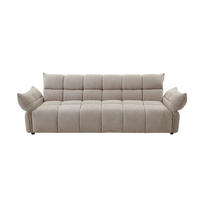 SCHLAFSOFA - 3 Personen - Stoff - Beige - - Beige, Textil (250/85/90cm) - Vente-Unique