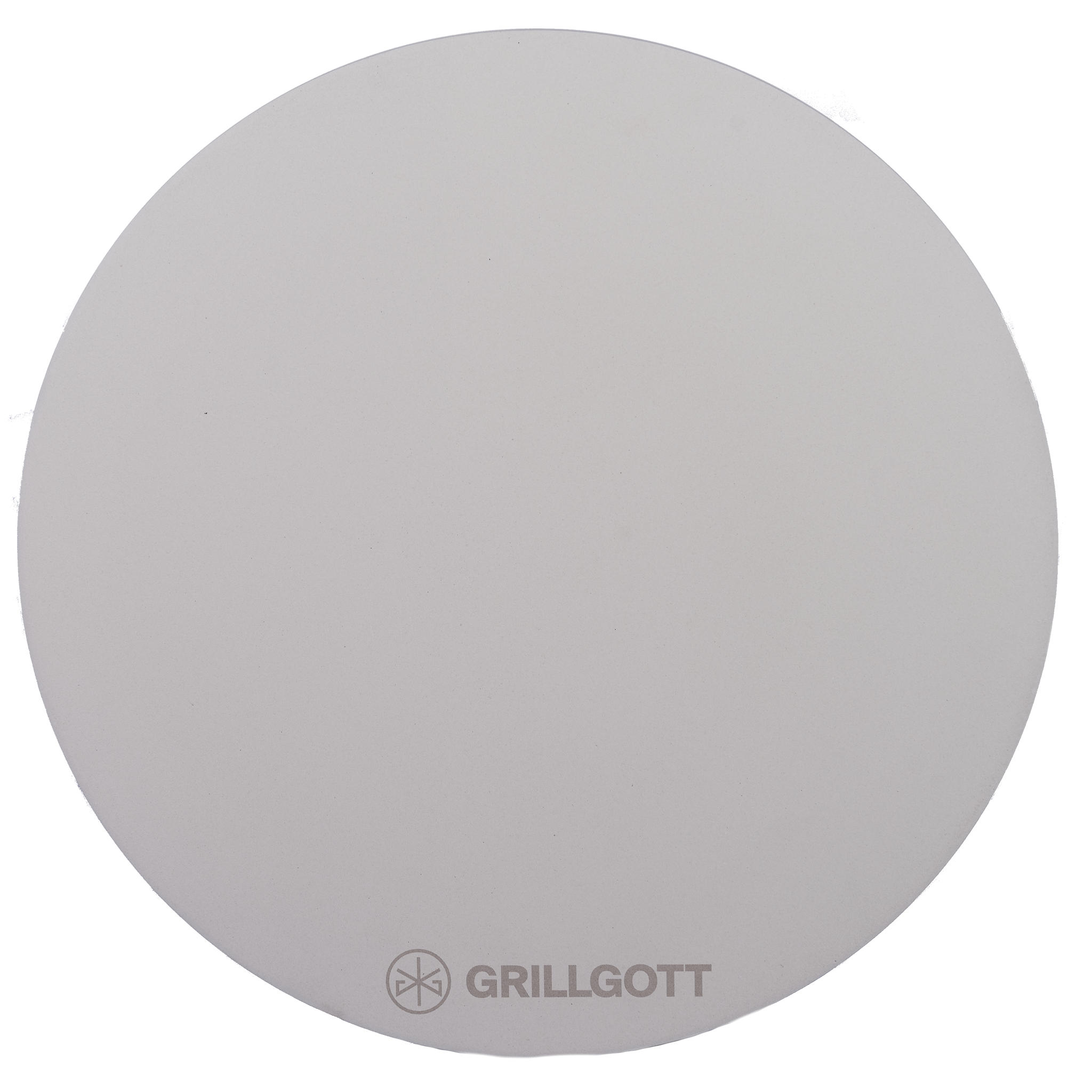 PIZZASTEIN 38cm - Edelstahlfarben, Stein (38/38cm) - Grillgott
