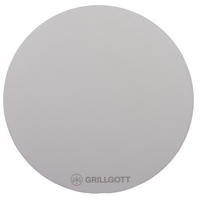 PIZZASTEIN 38cm - Edelstahlfarben, Stein (38/38cm) - Grillgott