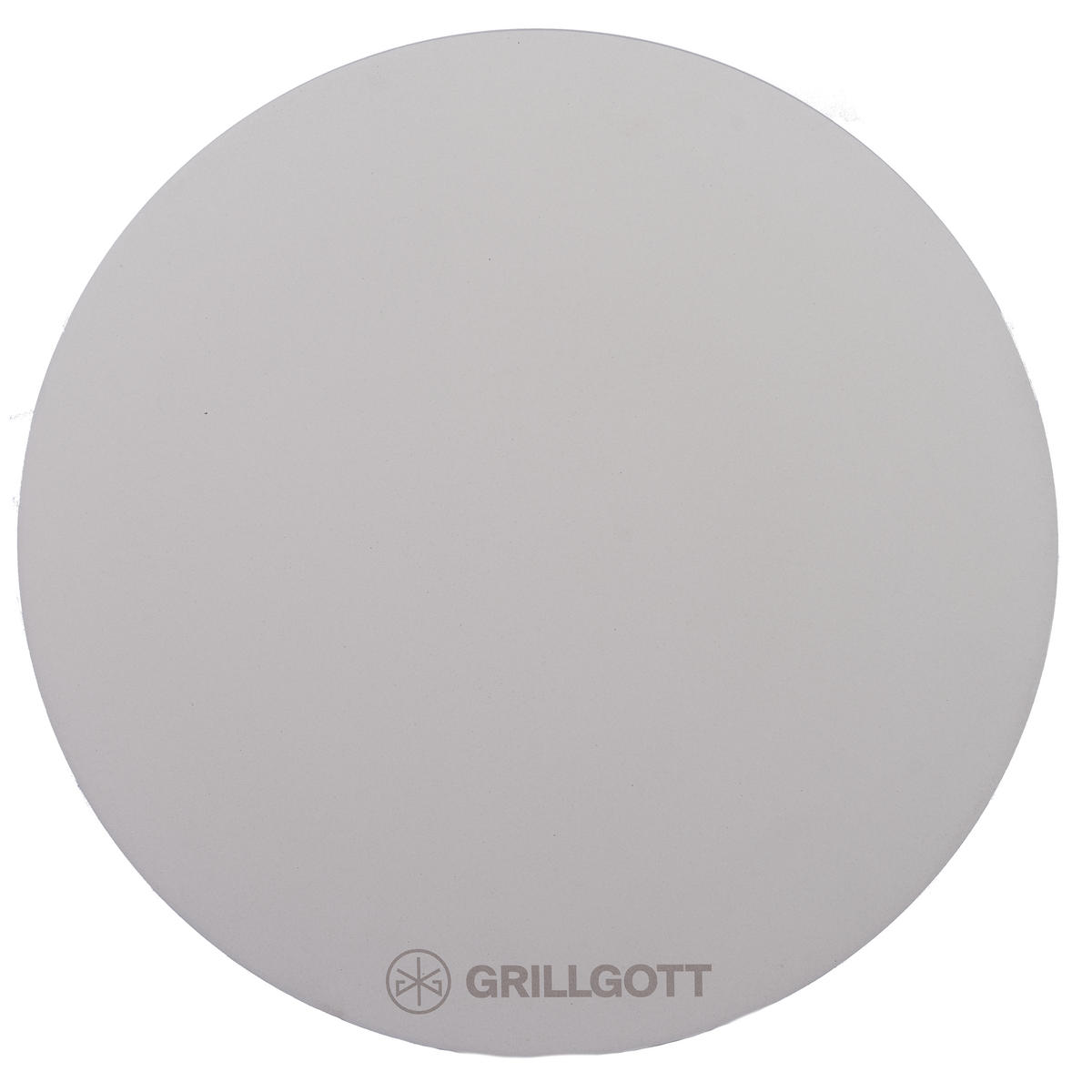 PIZZASTEIN 38cm - Edelstahlfarben, Stein (38/38cm) - Grillgott