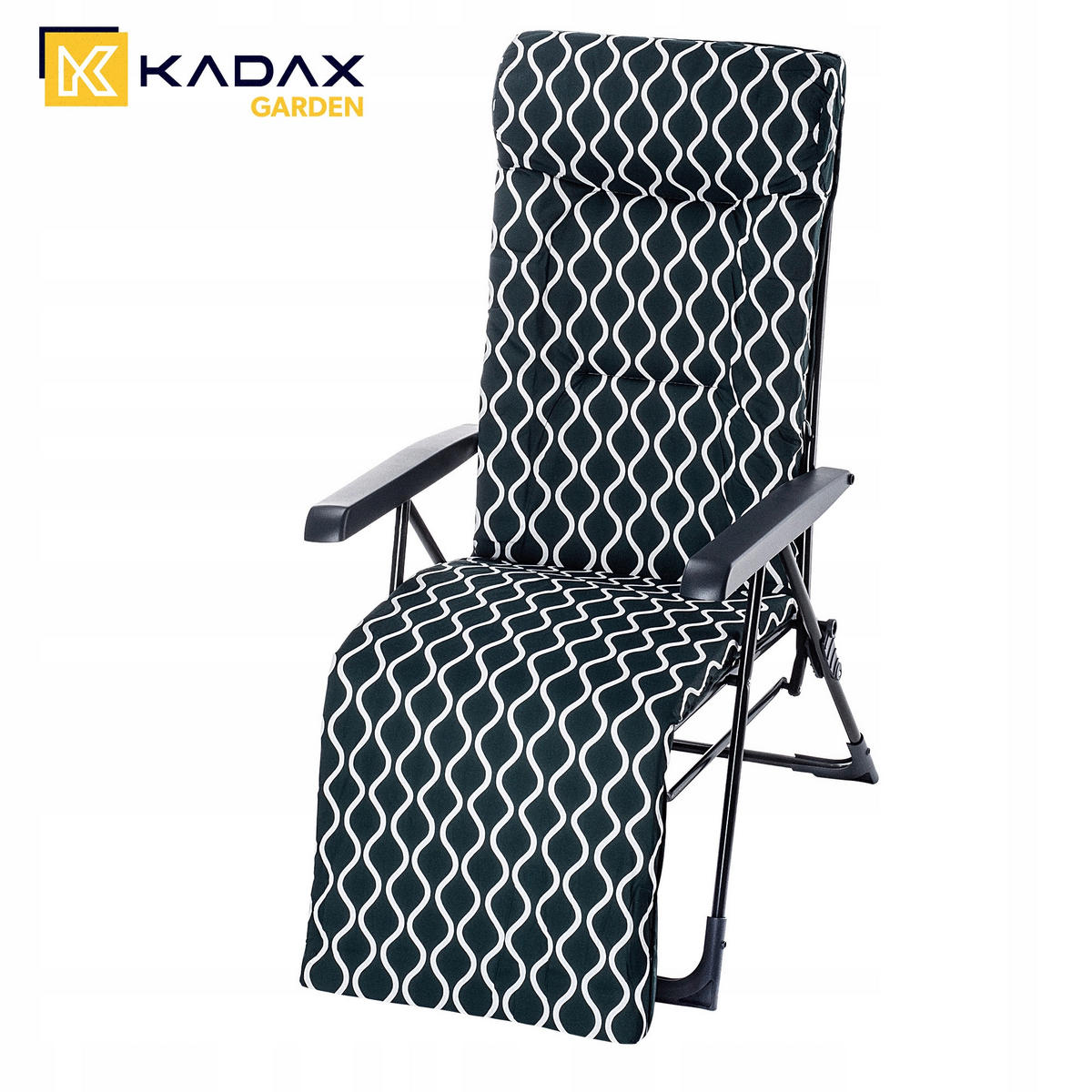 GARTENSESSEL grüne Diamanten - Grün, Metall (55/160cm) - KADAX