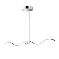 LED HÄNGELEUCHTE Metall Silber - Silberfarben, Metall (111/21/150cm) - Wofi