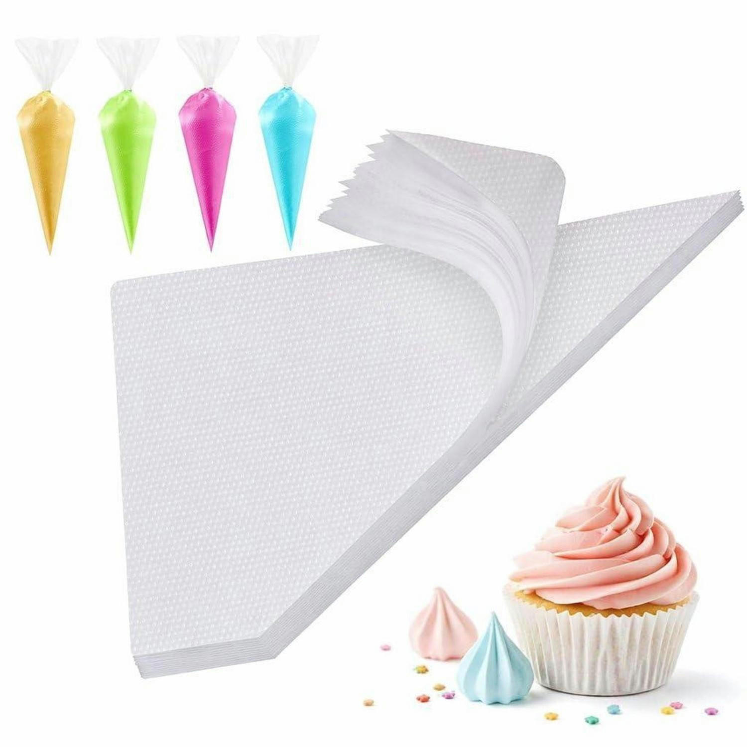 SPRITZBEUTEL 100 Stück Set Einweg flexibel zuschneidbar - Schwarz, Kunststoff (32/20/35cm)