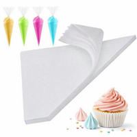 SPRITZBEUTEL 100 Stück Set Einweg flexibel zuschneidbar - Schwarz, Kunststoff (32/20/35cm)