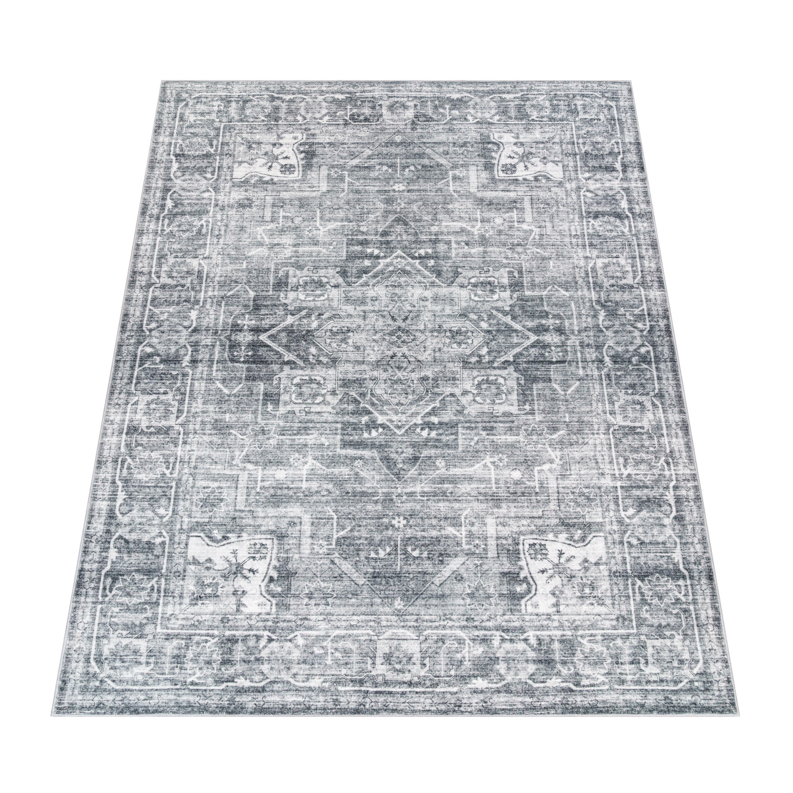 KURZFLORTEPPICH 80/150 cm Cambridge 461 - Grau, Textil (80/150cm) - Paco Home