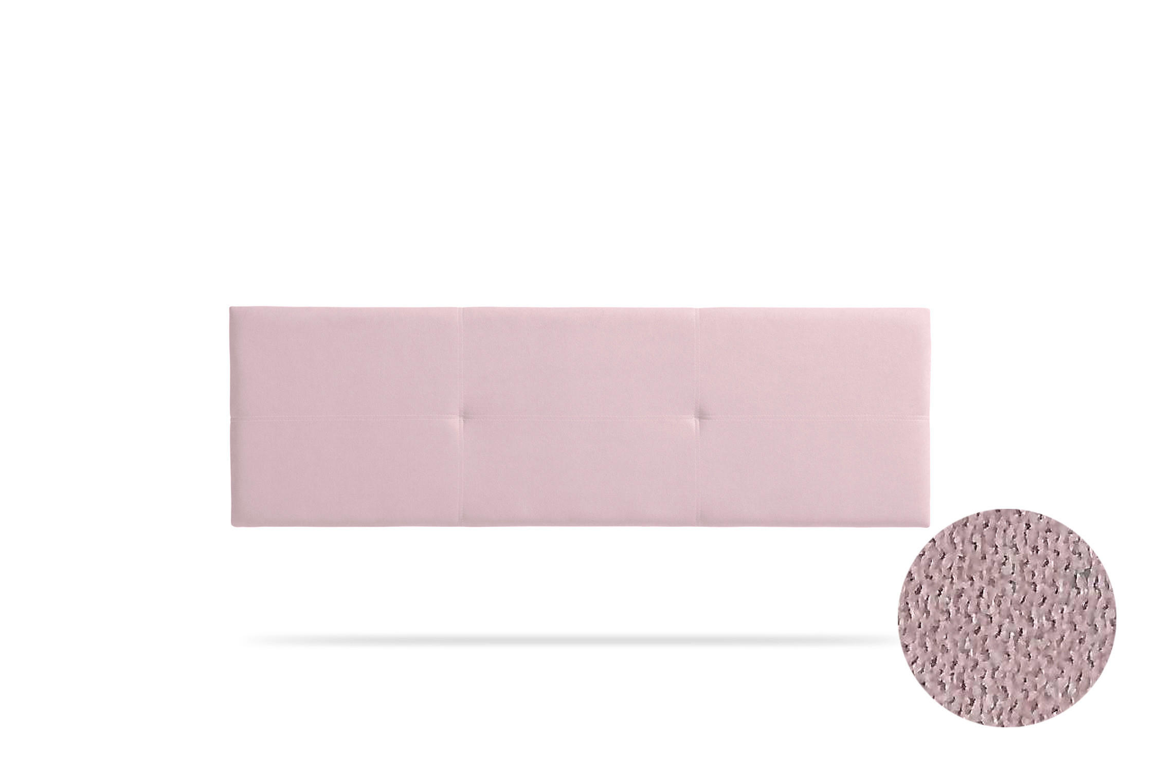 XXXLutz Kopfteil Hellrosa 115x50x5 cm