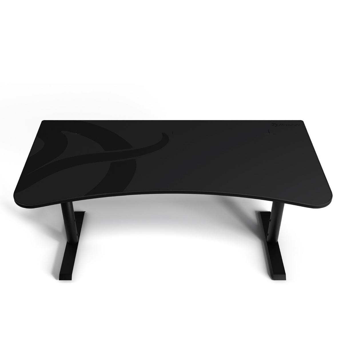 GAMINGTISCH Arena 160/82/71-81 cm Dunkelgrau - Dunkelgrau/Schwarz, Metall (82/160/71cm) - Arozzi