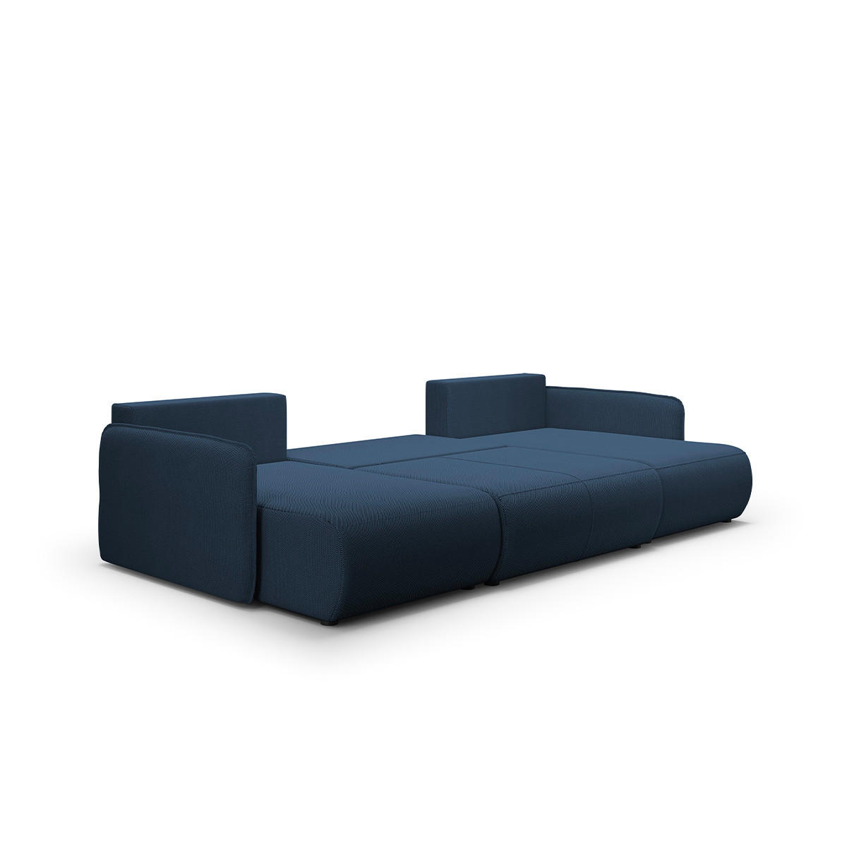 PANORAMSKA SOFA Claudio 5 mjesta za sjedenje Tamnoplava - plava, drvo (290/86/148cm) - Petits-meubles