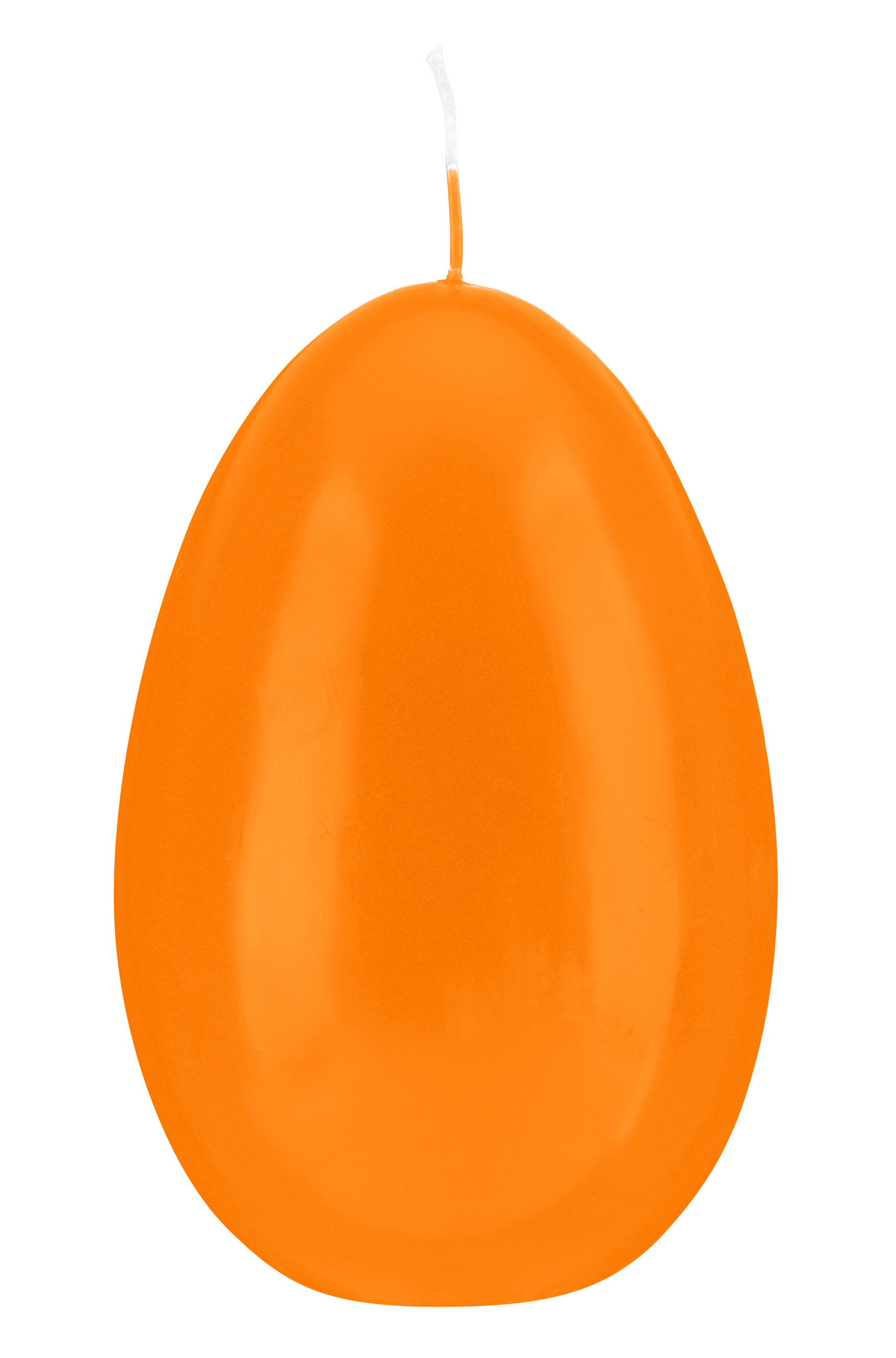 EIKERZEN XL Klarlack Mandarin Orange 140 x Ø 100 mm, 2 Stück - Orange, Paraffin (10/14/14cm) - Kopschitz Kerzen