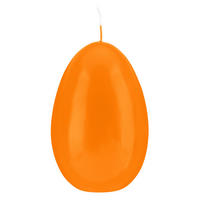 EIKERZE XXL Klarlack Mandarin Orange 200 x Ø 140 mm, 1 Stück - Orange, Paraffin (14/20/20cm) - Kopschitz Kerzen