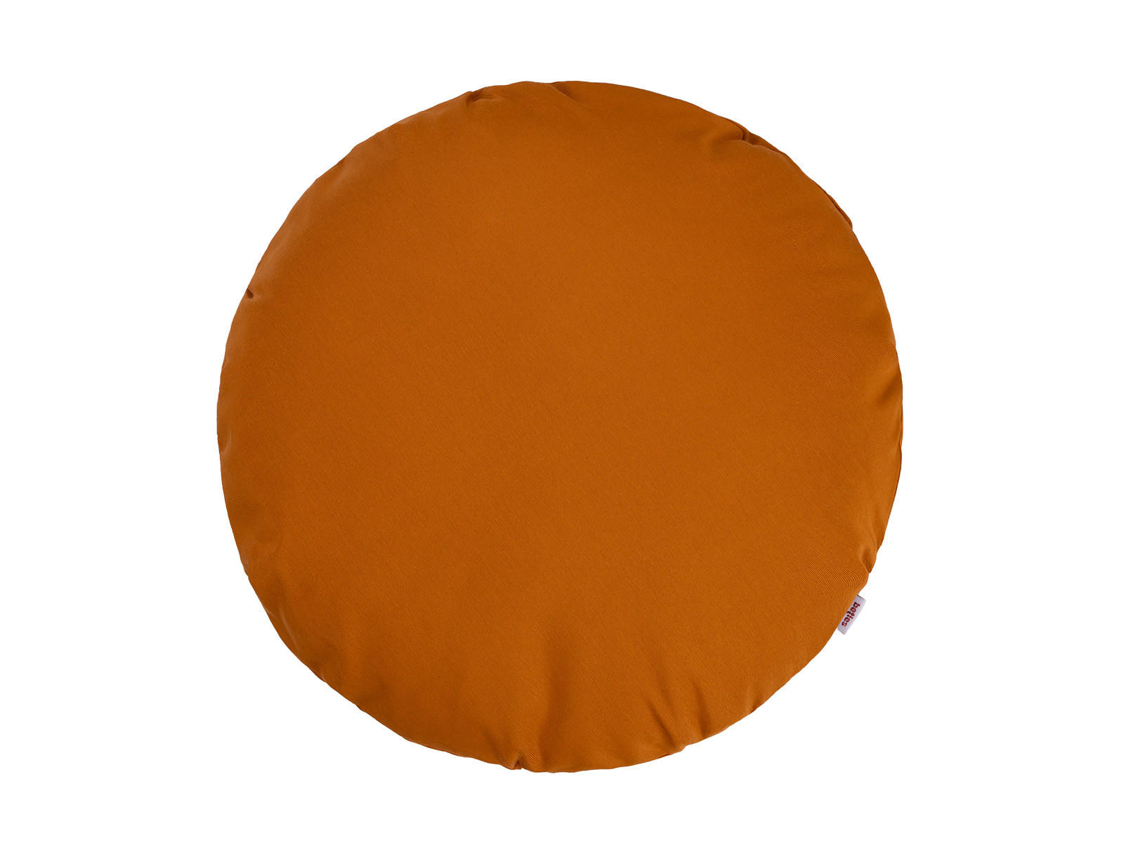 KISSENHÜLLE Rund Wunschton sanddorn-orange 60 cm Ø - Orange, Textil (60/60cm) - beties Heimtextil