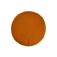 KISSENHÜLLE Rund Wunschton sanddorn-orange 50 cm Ø - Orange, Textil (50/50cm) - beties Heimtextil