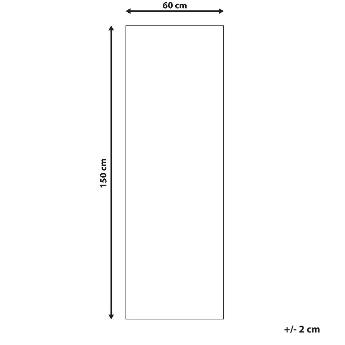 DĚTSKÝ KOBEREC Přírodní 150/60 cm Juta Tavasa - přírodní, textil (60/150cm) - Beliani