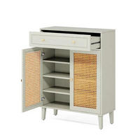 SCHUHSCHRANK Mintgrün 80/40/110 cm - Mintgrün, Holzwerkstoff (80/110/40cm) - PANGIVO