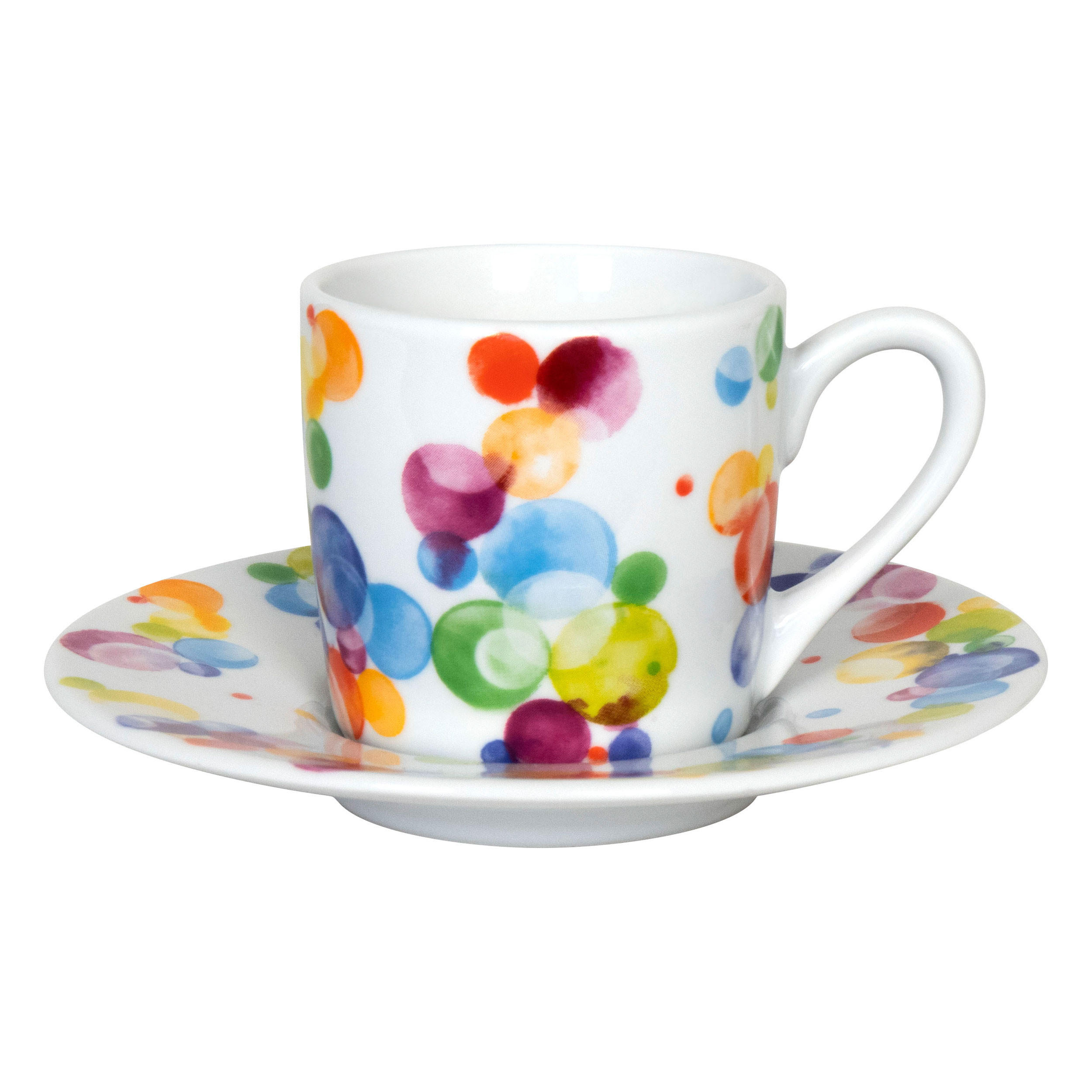 ESPRESSOTASSE Colourful Cast Bubbles - Naturfarben, Keramik (0.09L) - Könitz