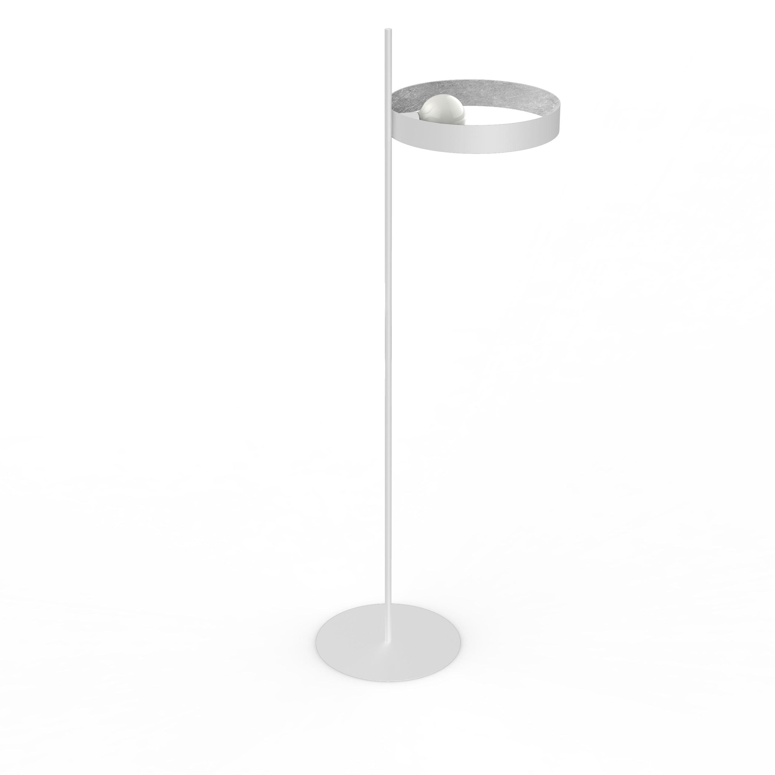 STEHLEUCHTE - Weiß, Metall (40/40/165cm) - Lumicom