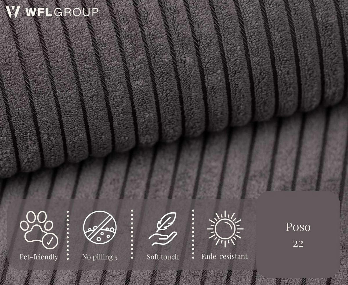 SCHLAFSOFA Diana mit Bettkasten, Grau 200/89/100 cm - Edelstahlfarben/Grau, Textil/Metall (200/89/100cm) - WFL GROUP