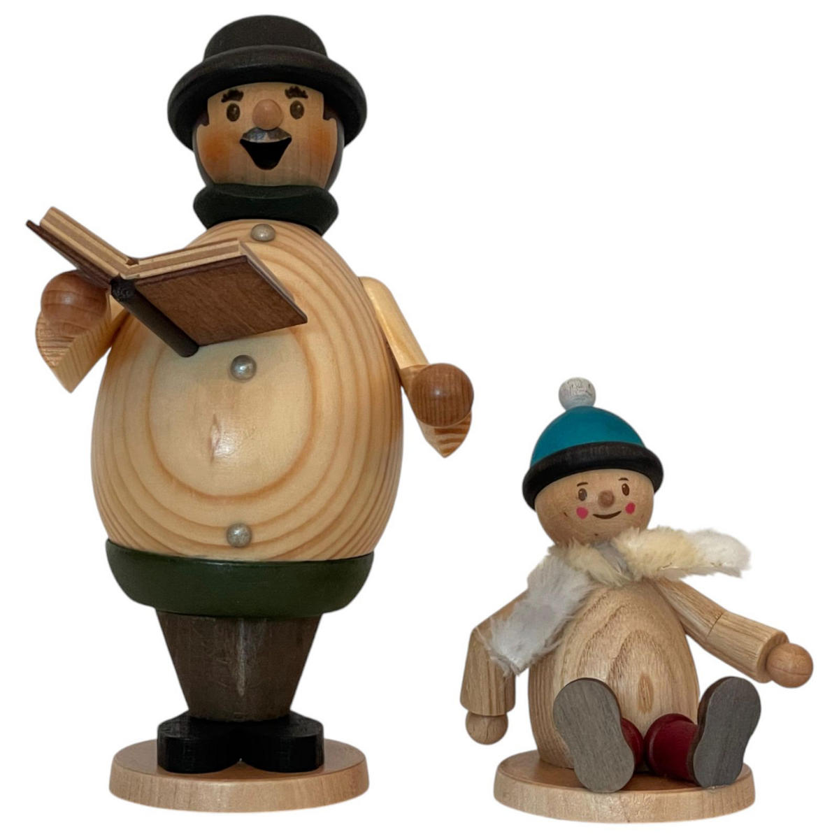 RAUCHMANN Max als Vorleser von Mäxchen 16 cm - Multicolor, Holz (10/16/10cm)