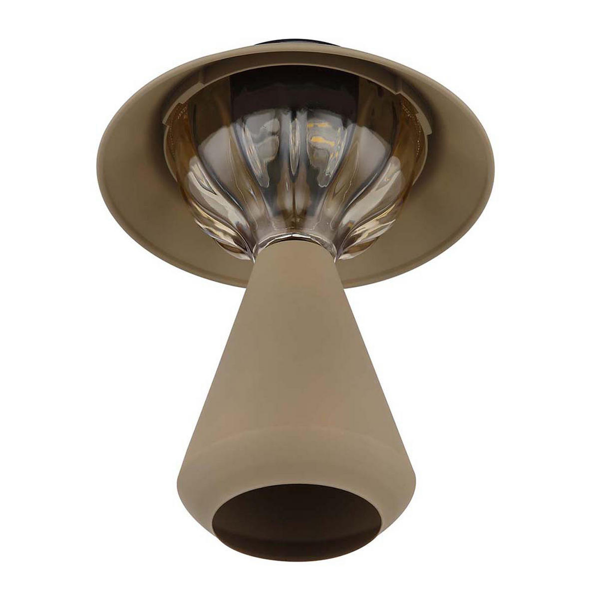 LED AUSSENLEUCHTE Solar Sandfarben - Bernsteinfarben, Metall (18/18/23cm) - Globo Lighting