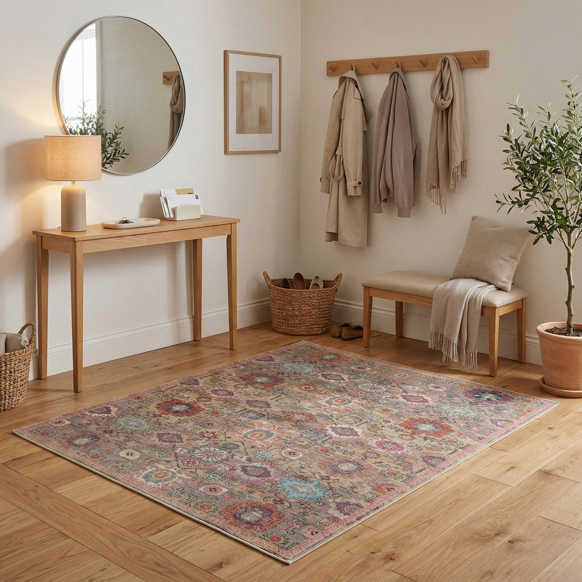 INDOOR OUTDOOR TEPPICH LAGOS VINTAGE - Beige, Textil (120/170cm) - Pergamon