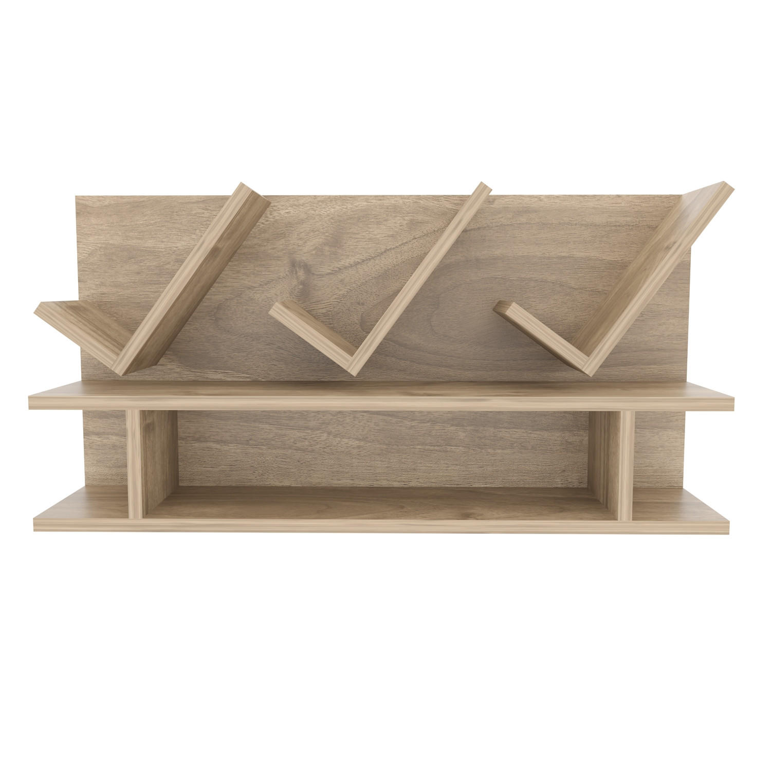 BÜCHERREGAL Larissa Walnuss - Eichefarben, Holzwerkstoff (22.5/45/90cm) - Decorotika